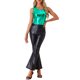 thumbnail image 2 of INSPIRE CHIC Top de Tirantes Metálico para Mujer Fiesta de Club de Halloween Brillante y Reluciente Cami Holográfico XS Verde Oscuro, 2 of 6