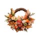 thumbnail image 2 of Corona artificial de otoño, corona de calabaza para otoño, decoración para el hogar, exterior, restaurante, interior y exterior, guirnalda de calabaza, 2 of 5