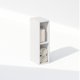 thumbnail image 5 of Organizador de armario Furinno Reed de 2 niveles, blanco, ancho 15 cm, 5 of 7