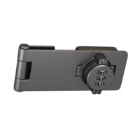 Bothyi - Cerradura Giratoria Con Contraseña Mecánica De 4,5 Pulgadas Para Armario Con Puerta De Granero Abatible Para Cocina, Color Gris