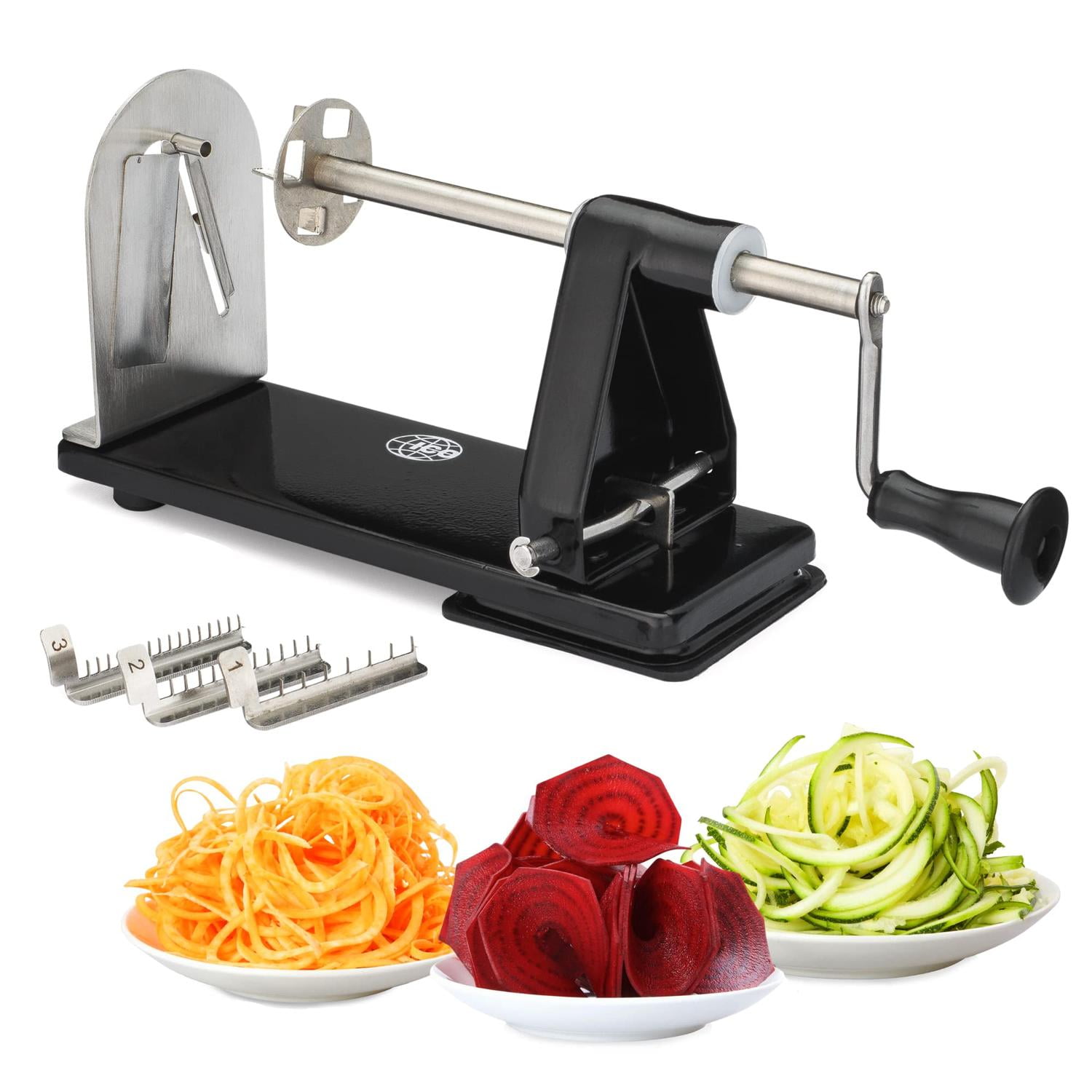 Ico 4-blade Spiralizer Vegetable Slicer And Curly Fries Make Impeccable Culinary Objects (ico) Impeccable Culinary Objects (ico)