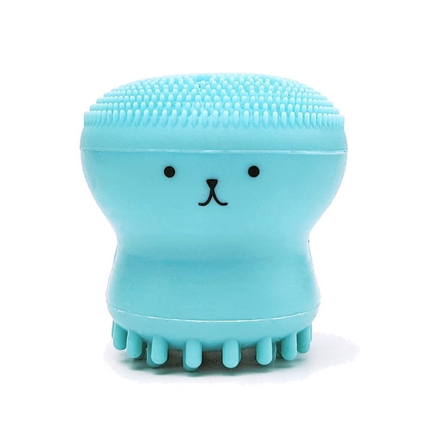 Octopus Shape Silicone Facial Scrubber Brush - Deep Clean & Massage for Daily Skin Care!
