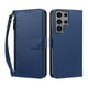 thumbnail image 1 of Funda Tipo Billetera para samsung galaxy S23 Ultra con Soporte y Bolsillo con Cierre Azul profundo, 1 of 1