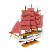thumbnail image 3 of Decoración: Barco Velero De Madera 23cm, 3 of 3