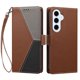 thumbnail image 3 of Funda Cartera Tricolor para Samsung Galaxy S26 FE con Soporte, Marrón, 3 of 6