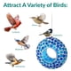 thumbnail image 5 of Comedero Para Pájaros De Vidrio Mosaico Azul De 6 Pulgadas, 5 of 9