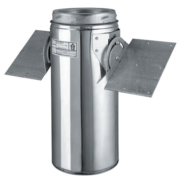 Paquete de soporte de techo Selkirk Metalbestos 6T-RSP de acero inoxidable