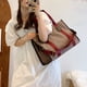 thumbnail image 5 of Bolso grande tipo tote, bandolera para mujer, bolso de viaje, bonito bolso de lona., 5 of 6