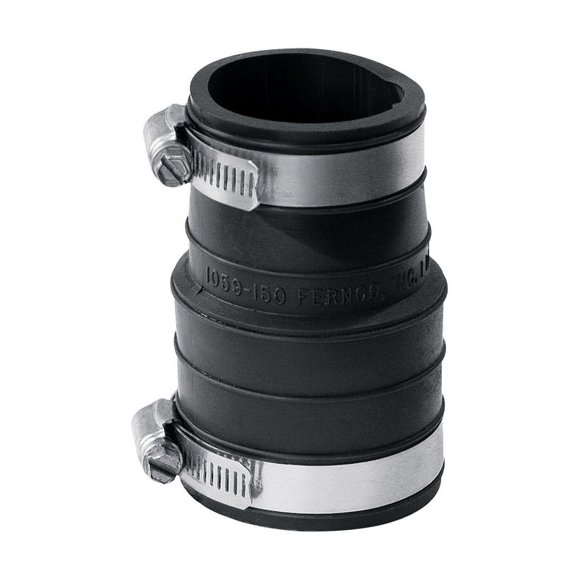 Acoplamiento flexible Fernco Schedule 40 PVC, 3 cm, 1-1/2 pulgadas, 1 paquete