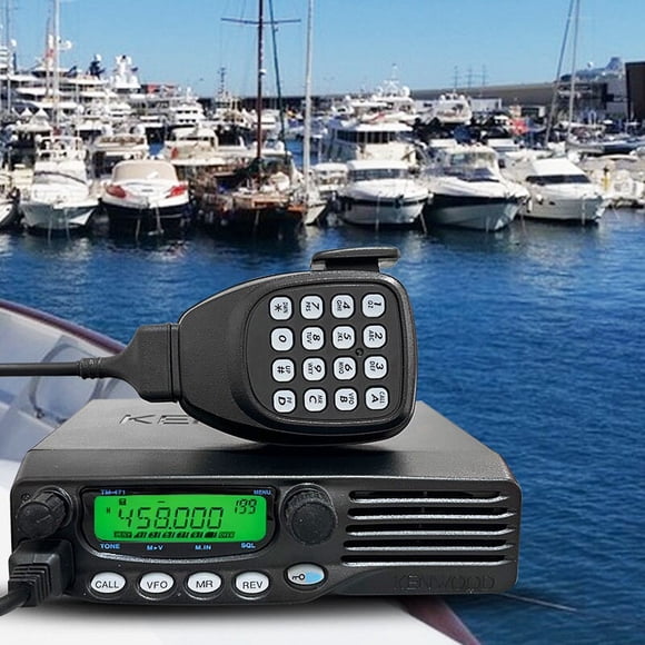 TM-471A Radio Bidireccional UHF para Vehículo, Frecuencia 400-480MHz, 200 Canales Programables, Cumple MIL-STD