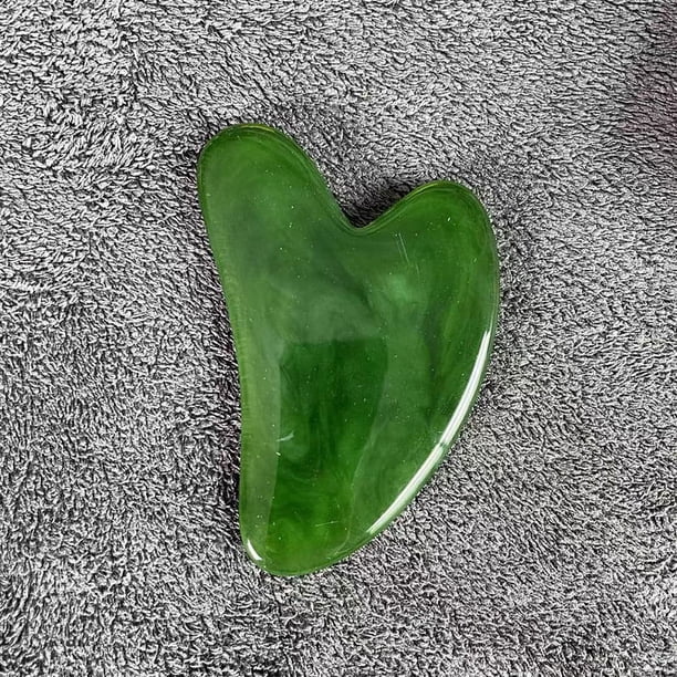 Rejuvenate Your Skin with a Heart-Shaped Gua Sha Board - SPA Beeswax Scraper for Wrinkle Removal