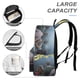 thumbnail image 4 of Glee Fox-theme Backpack, Campus style schoolbag Bookbag with Adjustable Shoulder Straps And Large Zip Compartment, Unisex Travel Bags.42x30x15cm, 4 of 6