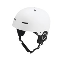Magideal - Casco De Esquí, Casco De Snowboard, Cómodo, Transpirable, Ligero, Casco De Monopatín, Casco De Nieve Para Deportes De Invierno, Ciclismo , Blanco L