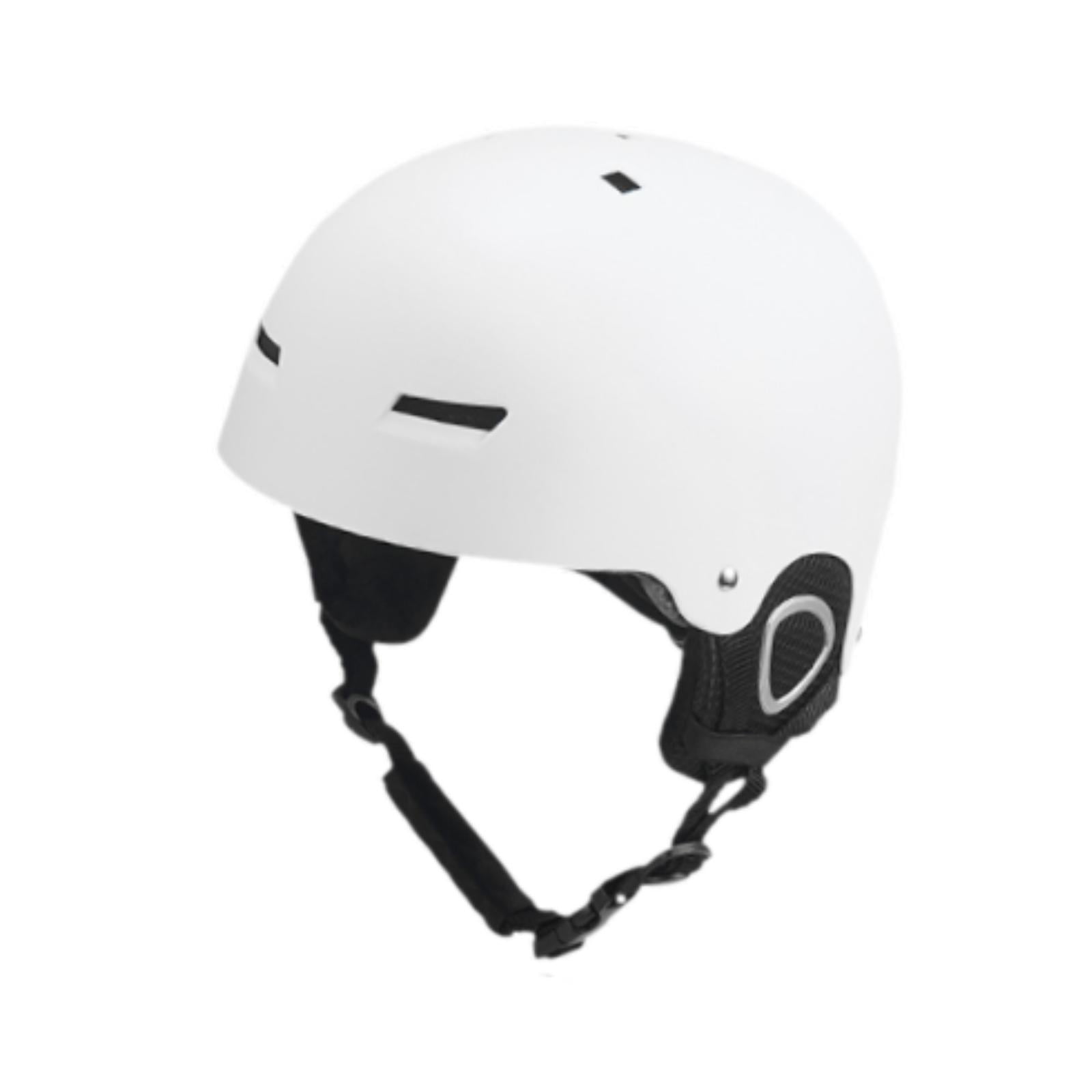 Magideal - Casco De Esquí, Casco De Snowboard, Cómodo, Transpirable, Ligero, Casco De Monopatín, Casco De Nieve Para Deportes De Invierno, Ciclismo , Blanco L