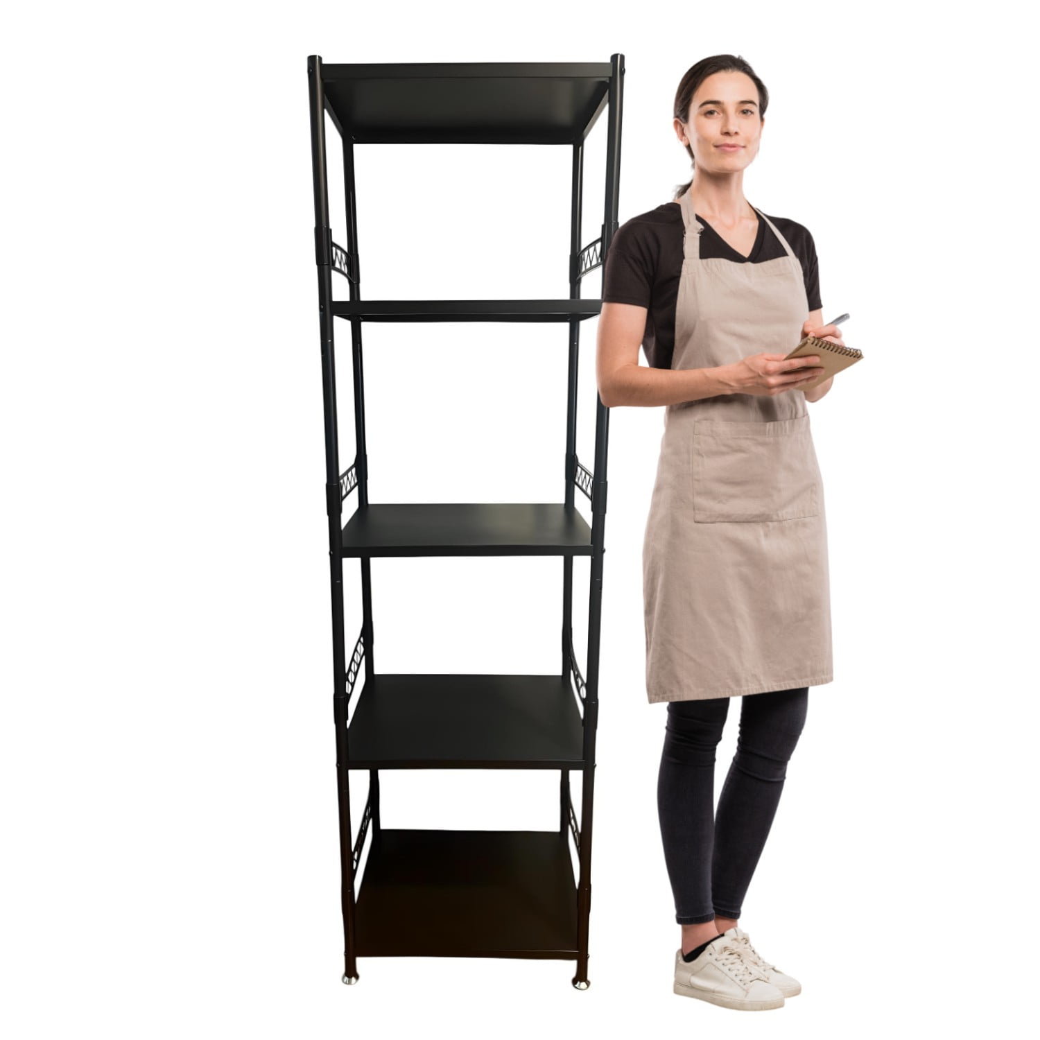 Prochef - Estante Deco 5 Bandejas Acero 50x40x173 Cm