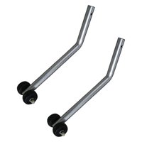 Ioensy - 2X Juego Antivuelco Para Silla De Ruedas Con Ruedas Pequeñas Para Pacientes Discapacitados