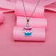 thumbnail image 2 of Collar cupcake esmaltado con un circón y cadena de plata 925 para niñas, 2 of 2