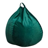 Máxima Design - Funda Pouf Pera Infantil Verde Botella (Sin Relleno)60X50X50