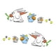 thumbnail image 4 of Calcomanías gráficas de calcomanías gráficas para ventanas, vehículos, barcos, decoración fácil de aplicar, animales divertidos de dibujos animados, 1 par S, 4 of 5