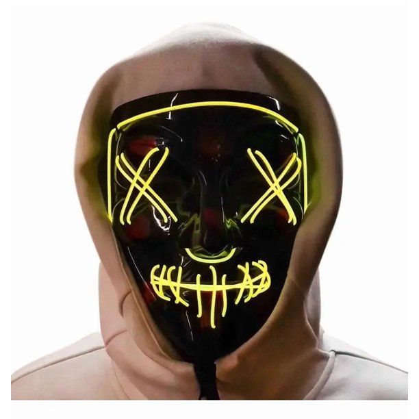Mascara Led la Purga Halloween Máscaras