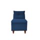 thumbnail image 1 of Butaca Mateo Pata Madera 1 Cuerpo Chenille Tipo Lino Azul, 1 of 5