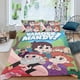 thumbnail image 2 of ¡Vamos, Mandy! Conjunto de sábanas temático, trío de piezas, cómodo y amigable con la piel, diseño único, regalo de decoración para el hogar para familiares, amigos y fans,135cm *200cm, 2 of 6