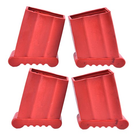 Ioensy - Almohadillas Para Pies De Escalera, 4 Uds., Adecuadas Para La Mayoría De Escaleras, Duraderas, Prácticas, Antideslizantes, 5,1 Cm X 2,7 Cm