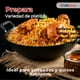 thumbnail image 2 of Wok Chino Acero Inoxidable Antiadherente 34cm Color Negro, 2 of 8