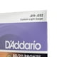 thumbnail image 3 of Set Cuerdas Guitarra Acústica 80/20 Blandas Ej13 Daddario, 3 of 4