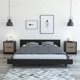thumbnail image 1 of Cama 2 Plazas + 2 Veladores Wengue / Miel, 1 of 1