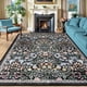 thumbnail image 1 of Alfombra PLHXFR 254 × 305 cm con diseño floral, lavable y antideslizante, 1 of 9