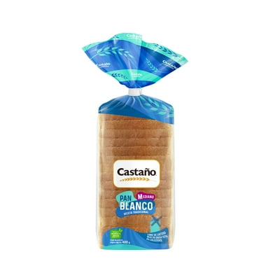 Pan De Molde Blanco 400 G Castaño