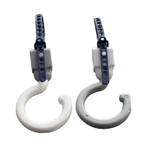 Bothyi - Clips De Ganchos Para Cochecito De Bebé De 2 Piezas Clip Organizador Multifunción Para Monedero