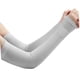 thumbnail image 5 of Protección UV Mangas De Brazo Seda De Hielo Enfriamiento Manga Deportiva Running Gris, 5 of 5