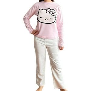 Pijama Micropolar Mujer Hello Kitty Rosa S