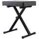 thumbnail image 1 of Banco Para Piano Plegable, 3 Altura Ajustable, Cuero Y Metal, 1 of 6