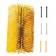 thumbnail image 5 of Cepillo De Masaje Resistente Para Rascar El Ganado, Para Caballos, Alces Y Ciervos, Color Amarillo, 5 of 5