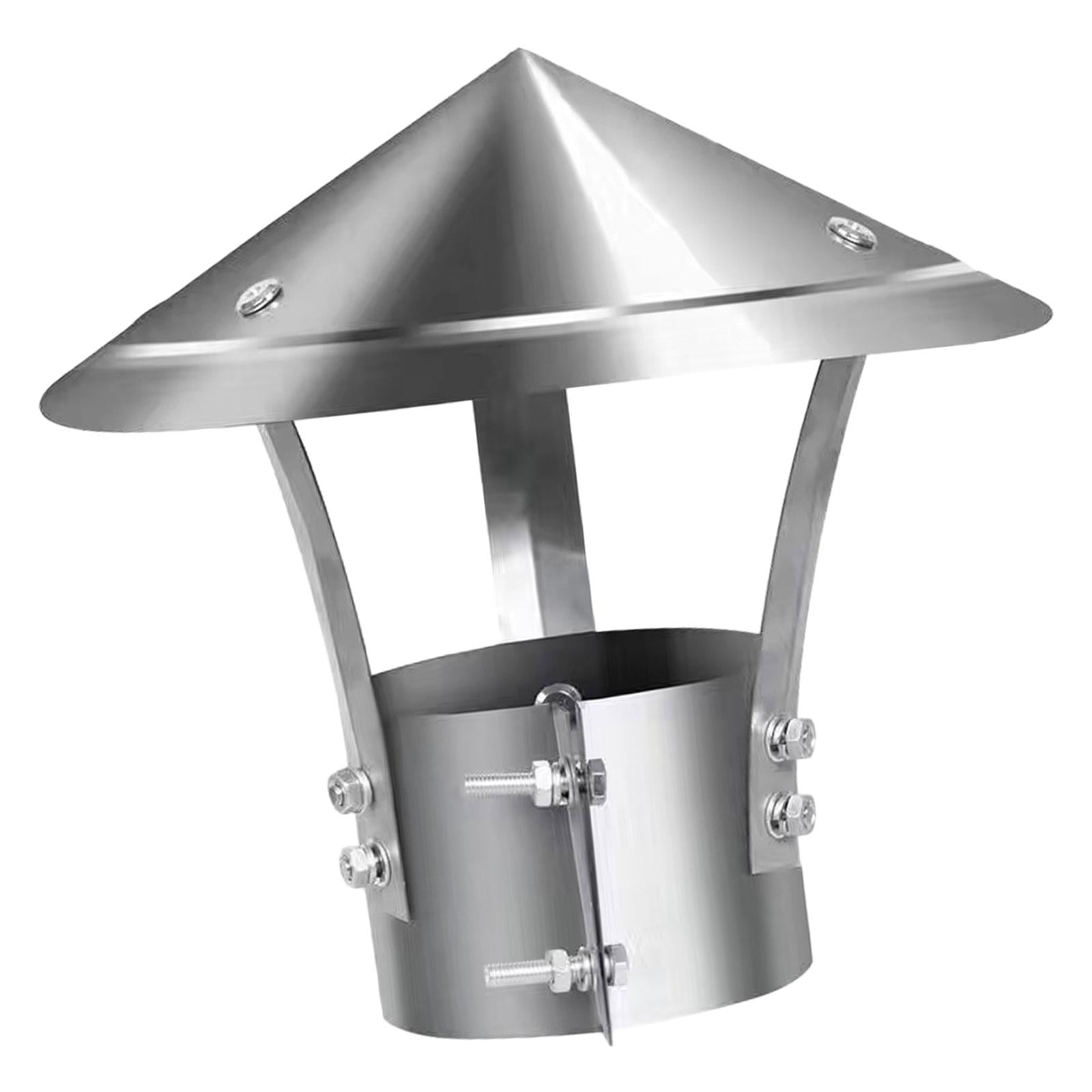 Magideal - Tapa De Lluvia Para Chimenea, Cubierta De Ventilación Para Chimenea, Cubierta Redonda A Prueba De Viento, Fácil De Instalar, Protector Duradero Para Estilo C