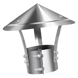 Magideal - Tapa De Lluvia Para Chimenea, Cubierta De Ventilación Para Chimenea, Cubierta Redonda A Prueba De Viento, Fácil De Instalar, Protector Duradero Para Estilo C