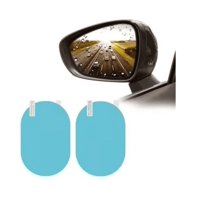 Factorynet - Kit Par Lamina Espejo Retrovisor Anti Lluvia Impermeable