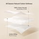 thumbnail image 3 of Protector de colchón Sleep Philosophy Classic Cloud Queen blanco, 3 of 6