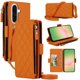 thumbnail image 2 of Para Samsung Galaxy A37 5G Funda Tipo Cartera con Bloqueo RFID, Funda de Teléfono Tipo Bolso Cruzado con 9 Ranuras para Tarjetas, Bolsillo con Cierre y Correa Desmontable, Naranja, para Galaxy A37 5G, 2 of 9