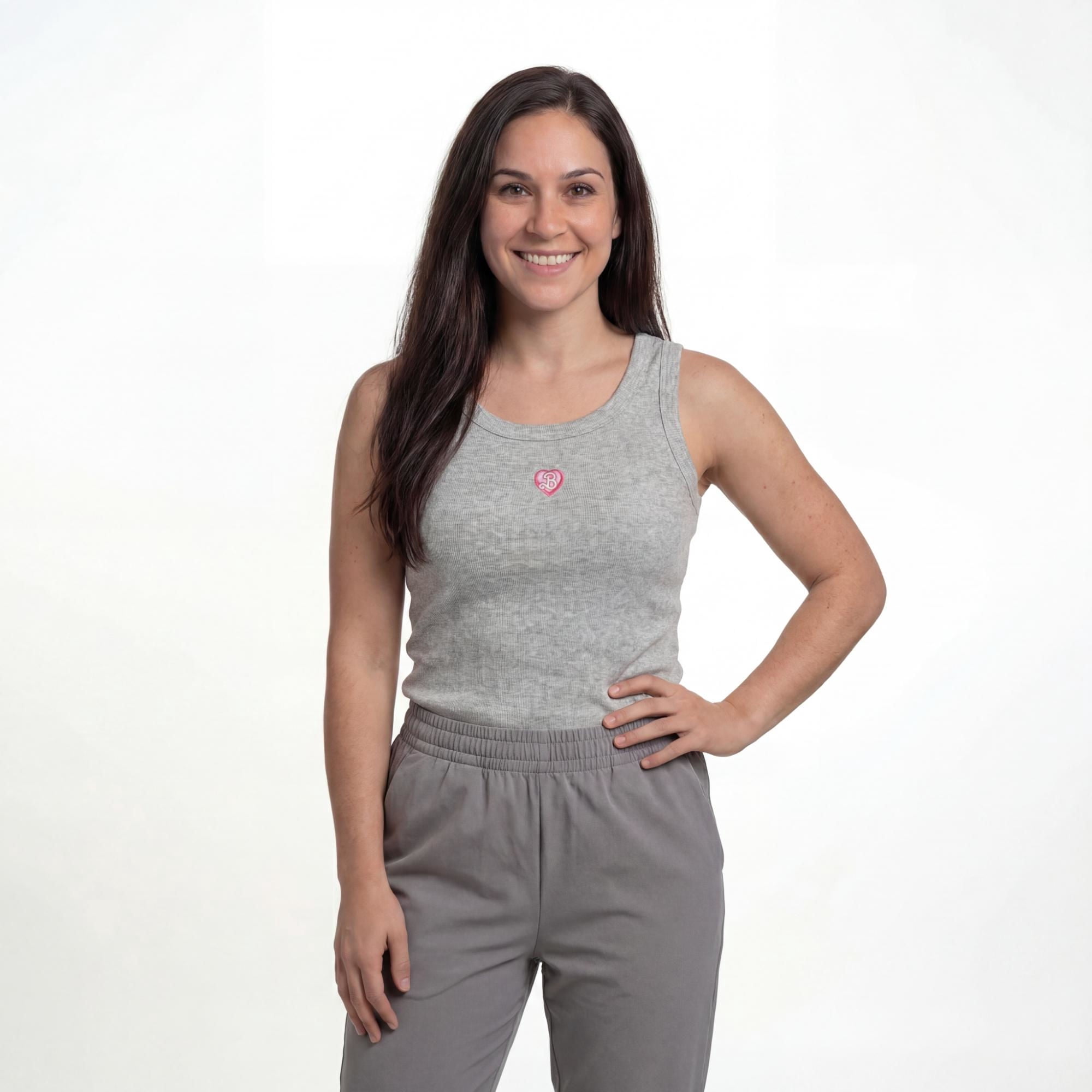 Polera Barbie Mujer Gris L
