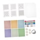 thumbnail image 2 of Kit De Plantillas Sashiko, Hilos, Plantilla Soluble En Agua Para Manualidades, Posavasos, Camisetas A, 2 of 5