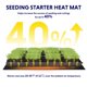 thumbnail image 5 of Seeding Heat Mat iPower, paquete de 4 películas de carbono mejoradas de 25 x 53 cm, 5 of 7