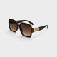thumbnail image 1 of GAFAS DE SOL CUADRADAS CON FORMA DE TORTUGA MARRÓN SUN174 F3134, 1 of 6