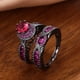 thumbnail image 1 of Stunning Jewelry Womens Stone Round Engagement Wedding Rings - Perfect for Best Friend, Christmas, St. Patrick's Day, and More!, 1 of 5