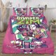 thumbnail image 2 of Invader Zim Face on print Soft Bed Set Lightweight 3 Pieces Bedding Sets for All Season Comforter Set Easy Care, 2 of 5