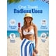thumbnail image 3 of Toallas de playa Utopia Towels, paquete de 4, 76 x 152 cm, algodón, 3 of 9