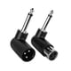 thumbnail image 3 of Adaptador Xlr De 3 Pines A Conector Angular De 1 4 6 35 Mm Listo Para Usar Para Mezcladores, 3 of 5